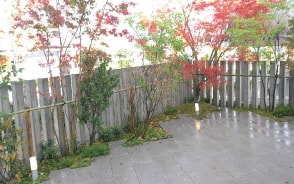 車を引き立てるシンプルな外構